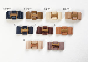 fruit color leather buckle ribbon