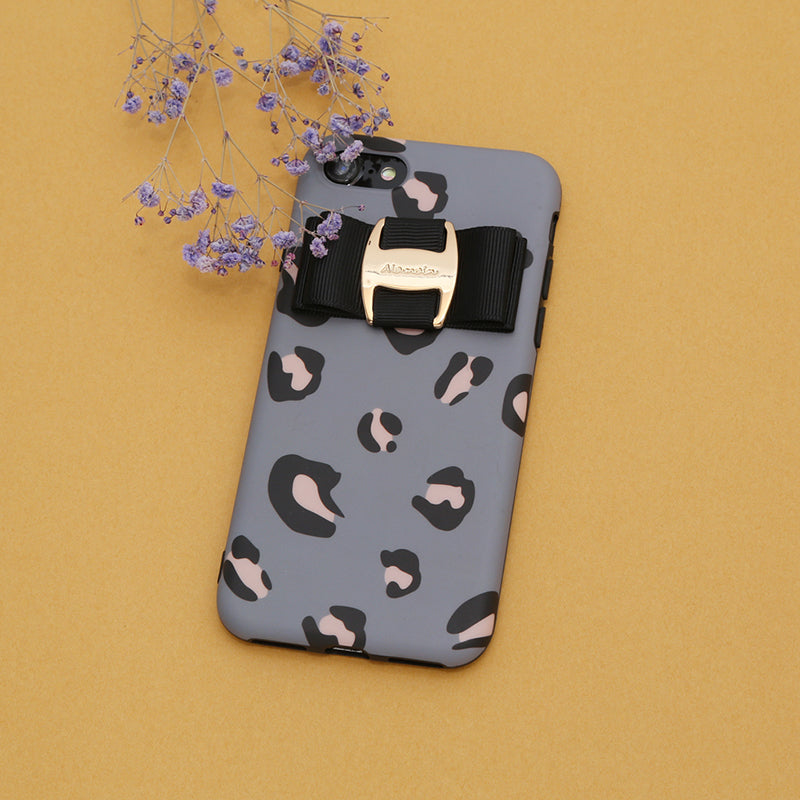 leopard buckle ribbon