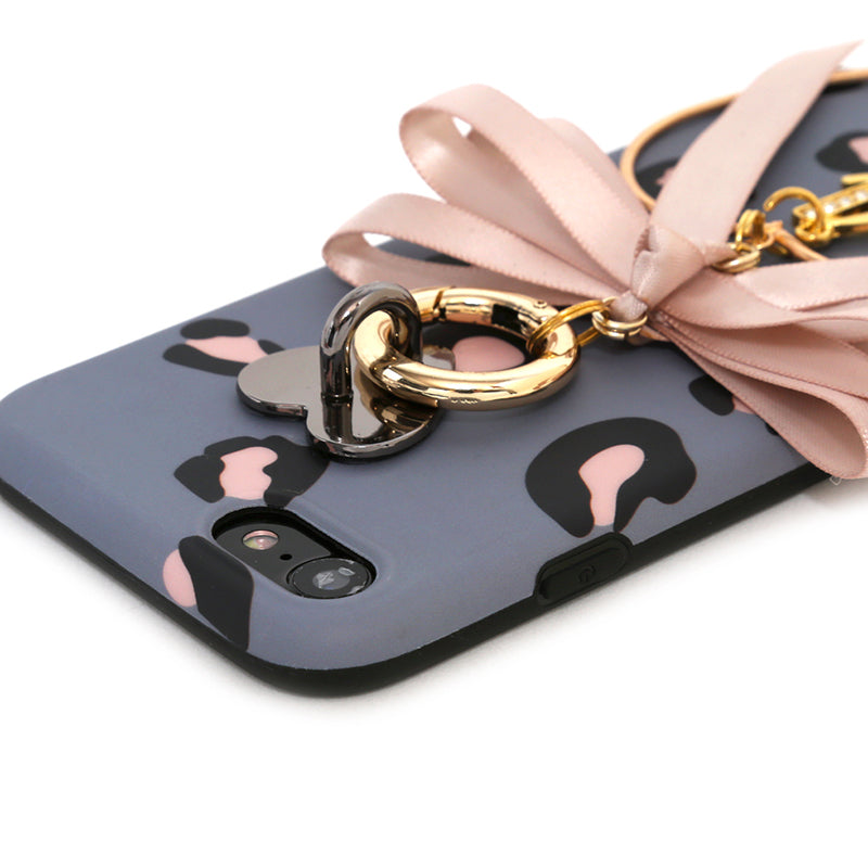 leopard ruffle ribbon