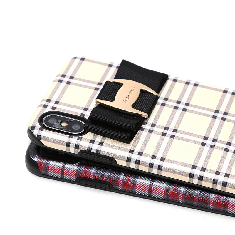 bruncheck buckle ribbon