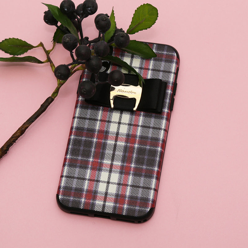 bruncheck buckle ribbon