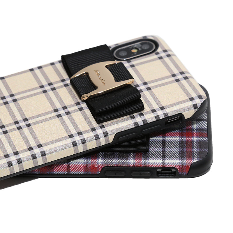 bruncheck buckle ribbon