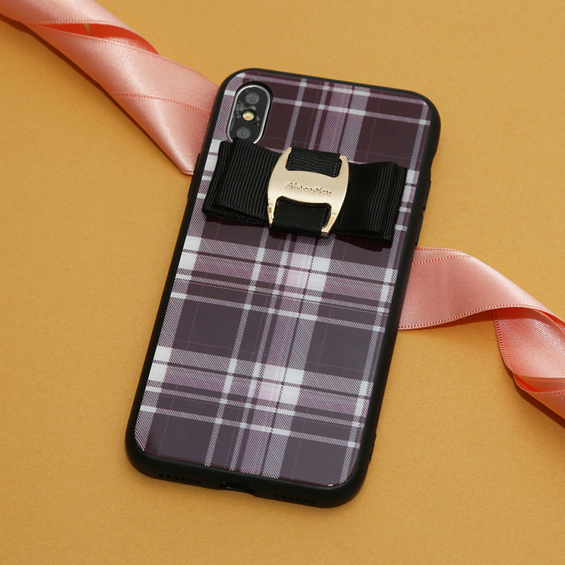 alamaincheck buckle ribbon