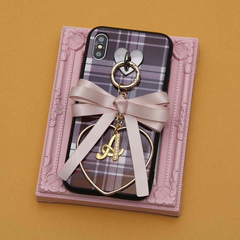 alamaincheck loopbow ribbon