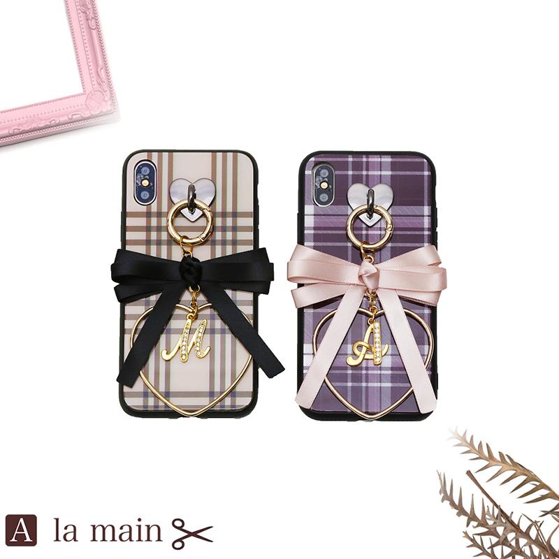 alamaincheck loopbow ribbon