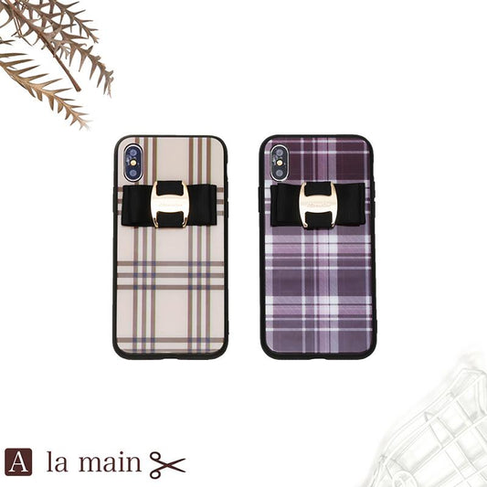 alamaincheck buckle ribbon