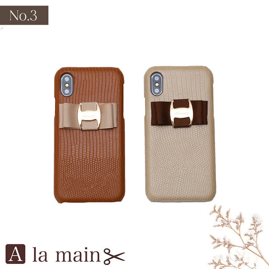 onetone leather buckle ribbon